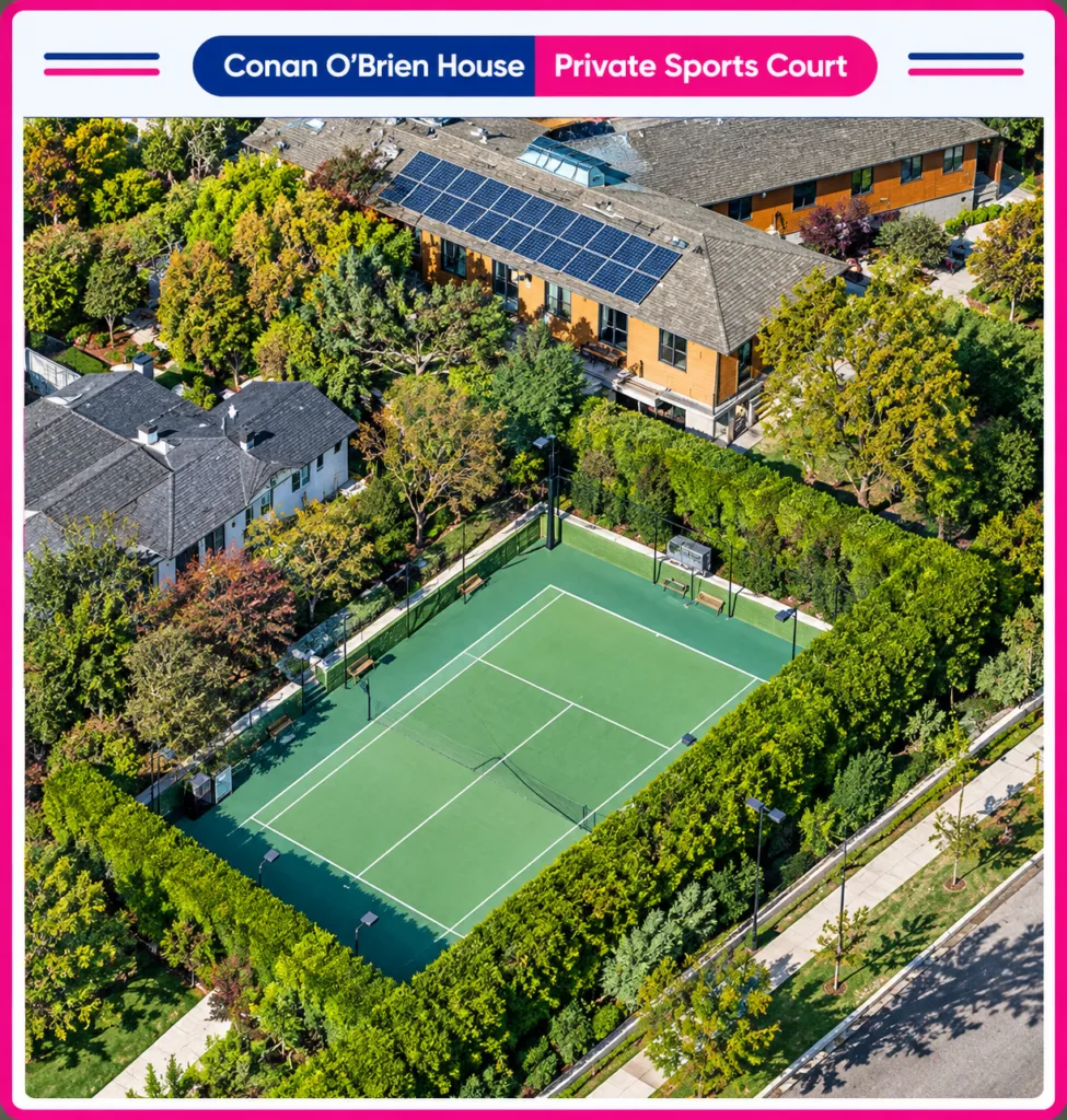 conan o brien california house Private Sports Court