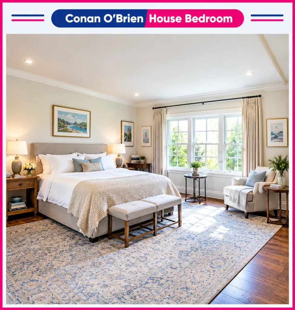 conan o brien california house bedroom