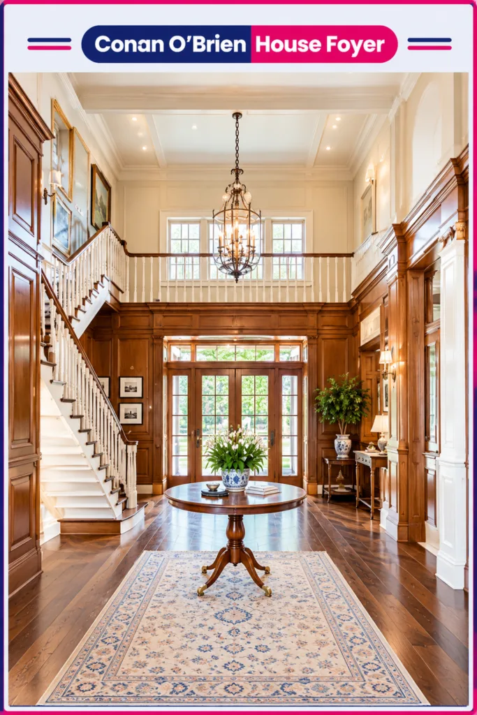 conan o brien california house foyer
