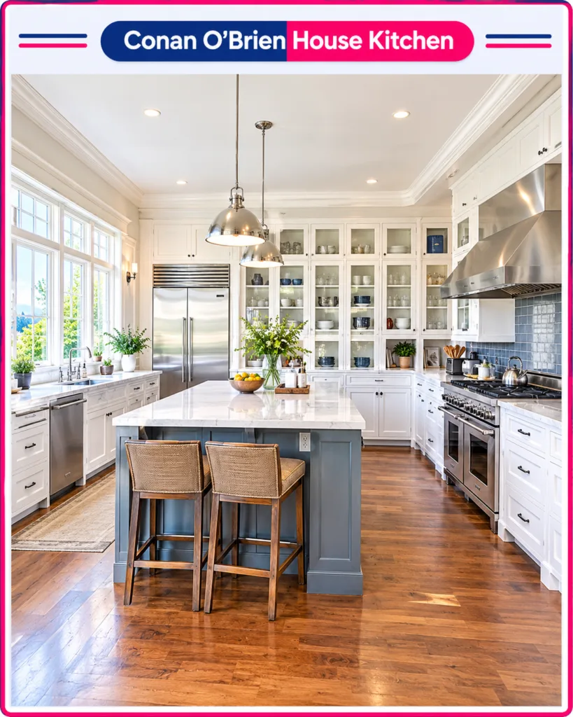 conan o brien california house kitchen